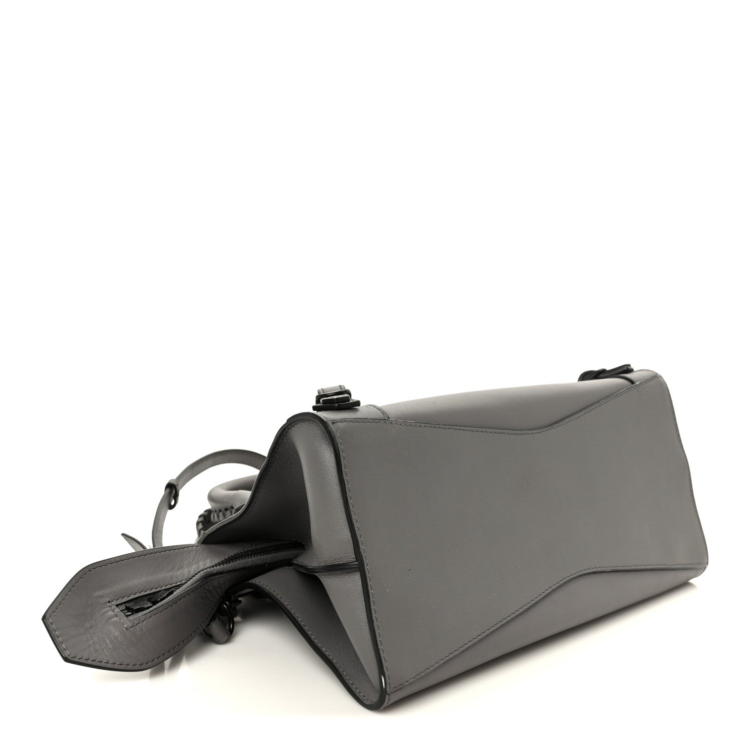 Smooth Calfskin Neo Classic Black Hardware S City Dark Grey