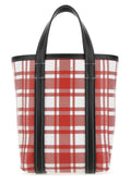 Balenciaga Women Printed Leather Small Barbes Shopping Bag