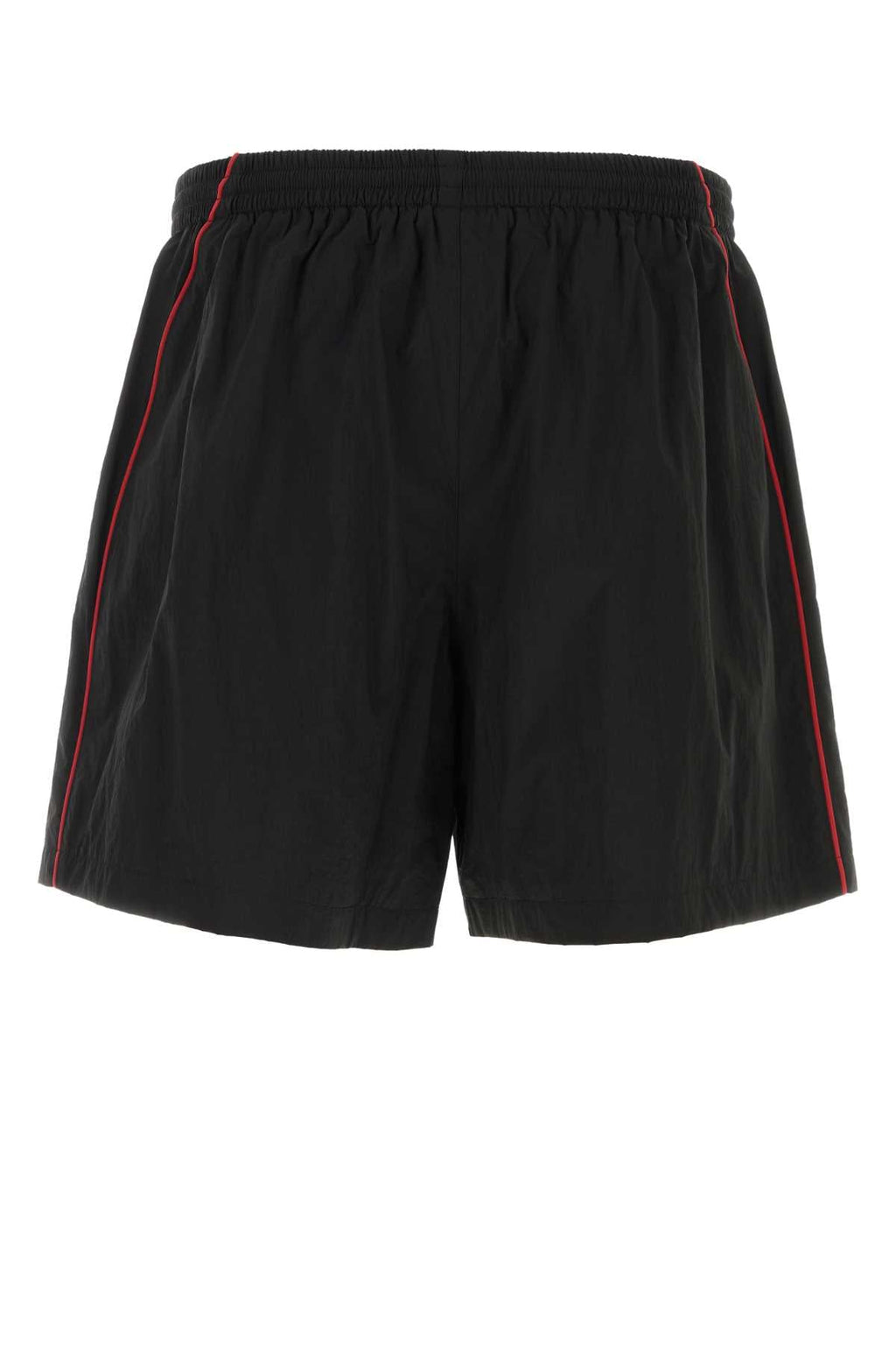 Balenciaga Men Black Nylon Bermuda Shorts
