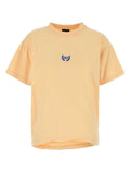 Balenciaga Women Pastel Orange Cotton Oversize T-Shirt