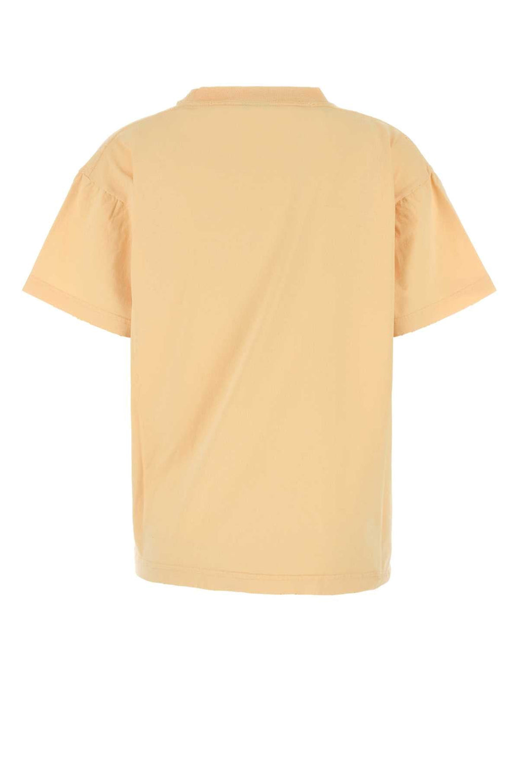Balenciaga Women Pastel Orange Cotton Oversize T-Shirt