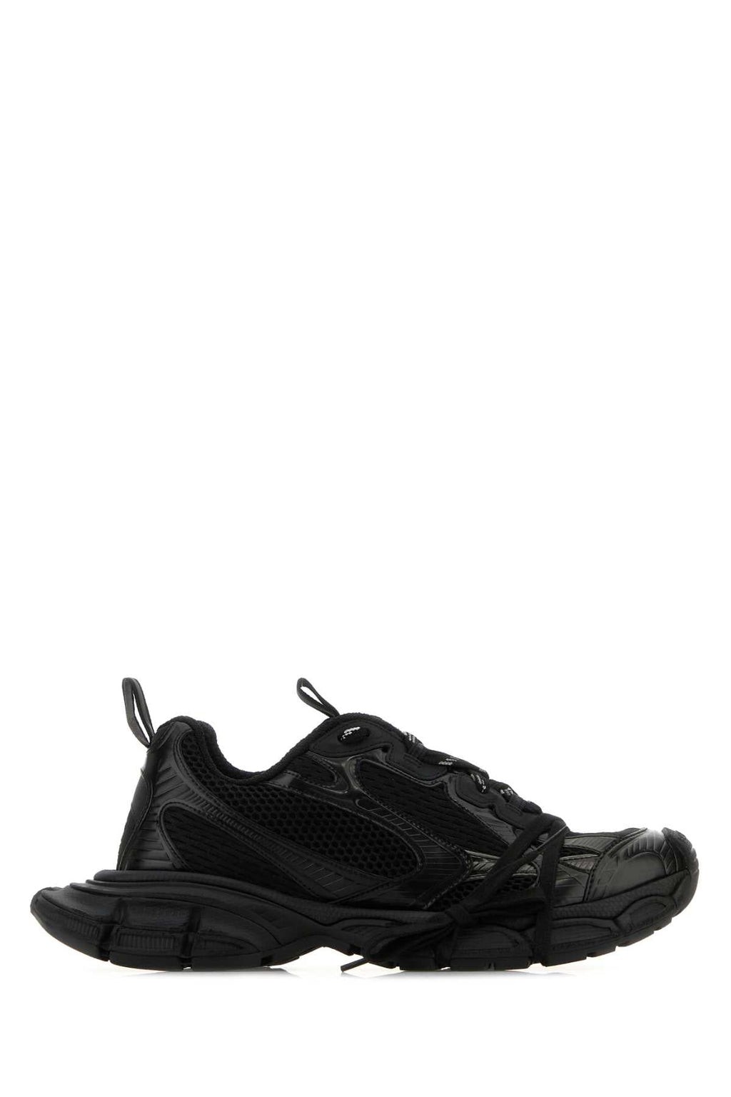 Balenciaga Men Black Mesh And Rubber 3Xl Sneakers