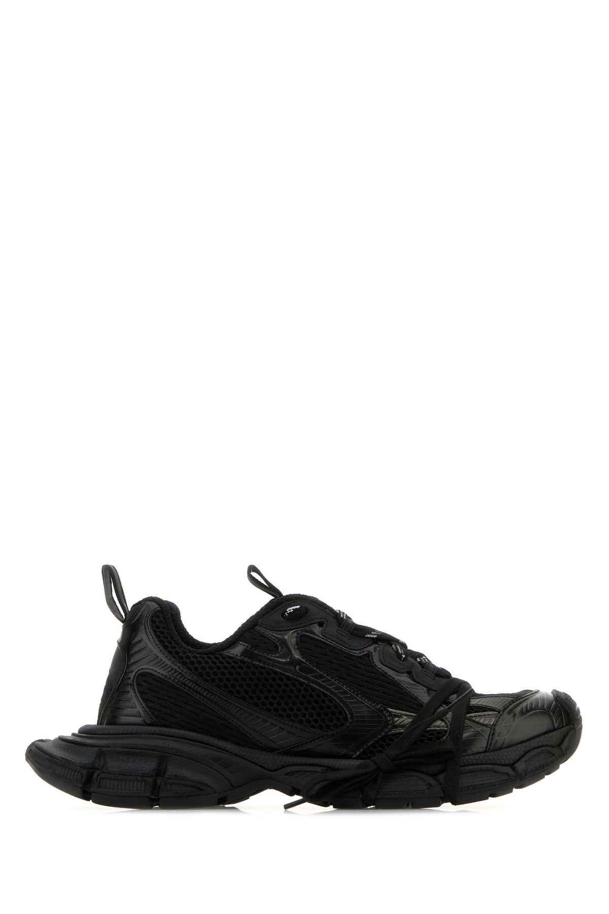 Balenciaga Men Black Mesh And Rubber 3Xl Sneakers