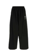 Balenciaga Men Black Tech Fabric Balenciaga X Automobili Lamborghini Wide-Leg Pant