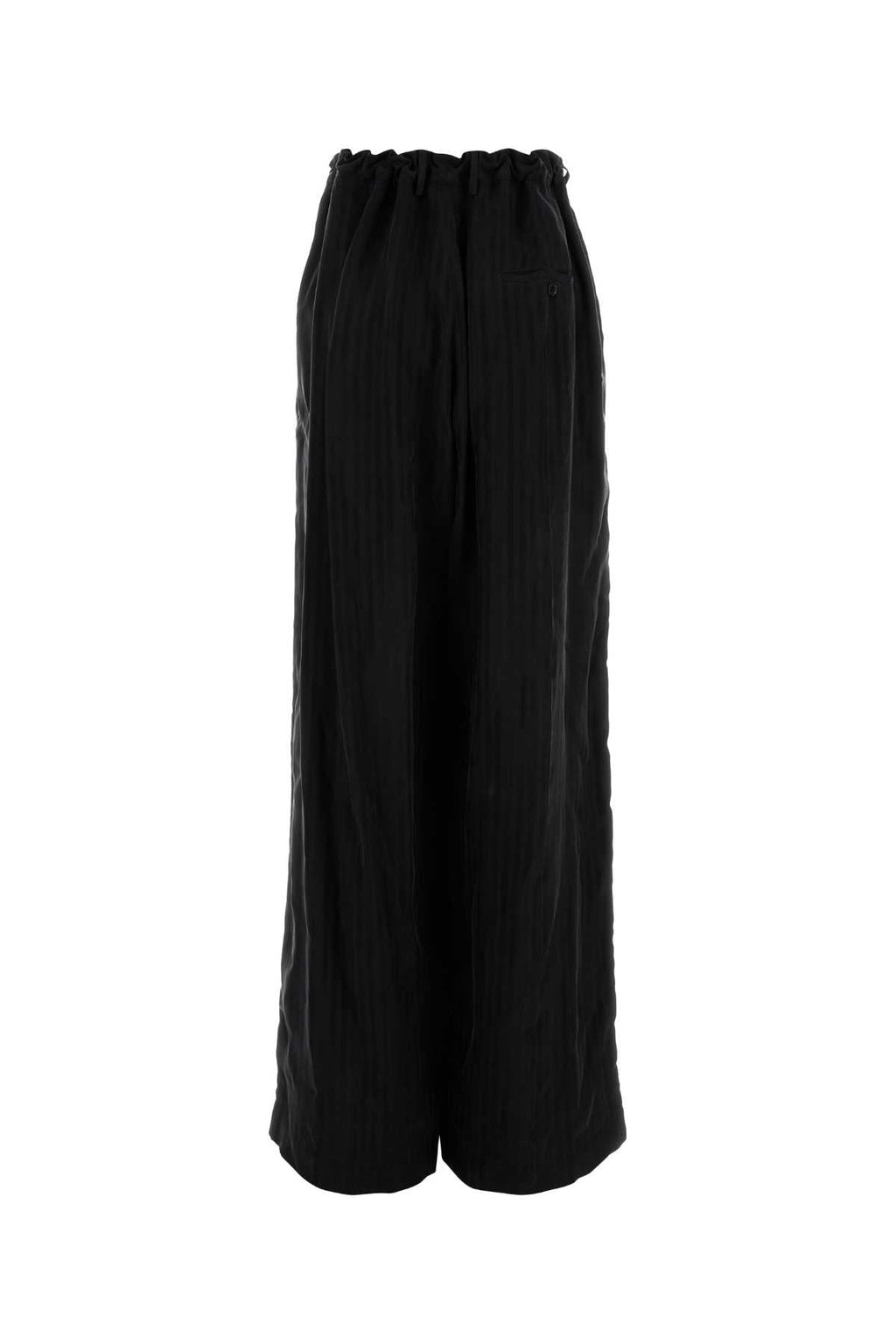 Balenciaga Women Black Cupro Pyjama Pant