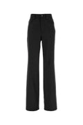Balenciaga Women Embroidered Wool Palazzo Pant