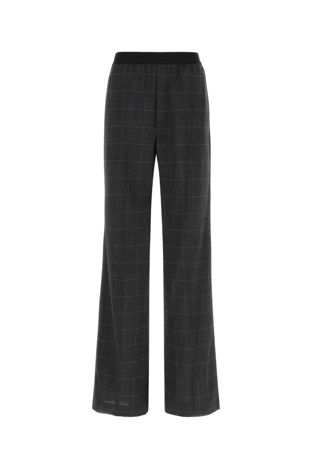 Balenciaga Men Embroidered Wool Pant