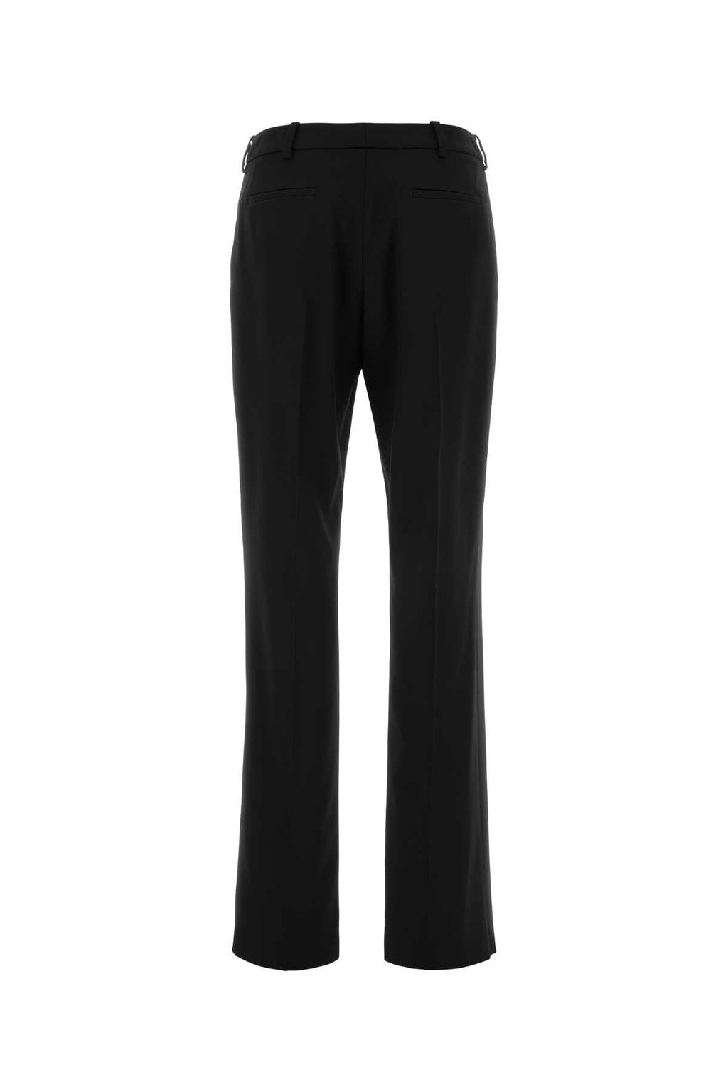 Balenciaga Women Black Stretch Wool Pant