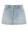 Balenciaga Women Denim Pant-Skirt