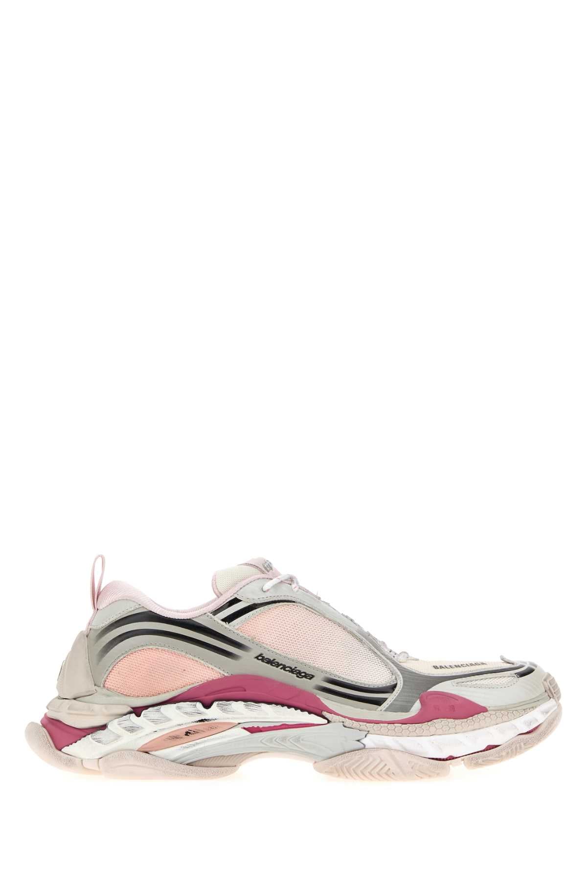 Balenciaga Women Multicolor Fabric And Rubber Triple S.2 Sneakers