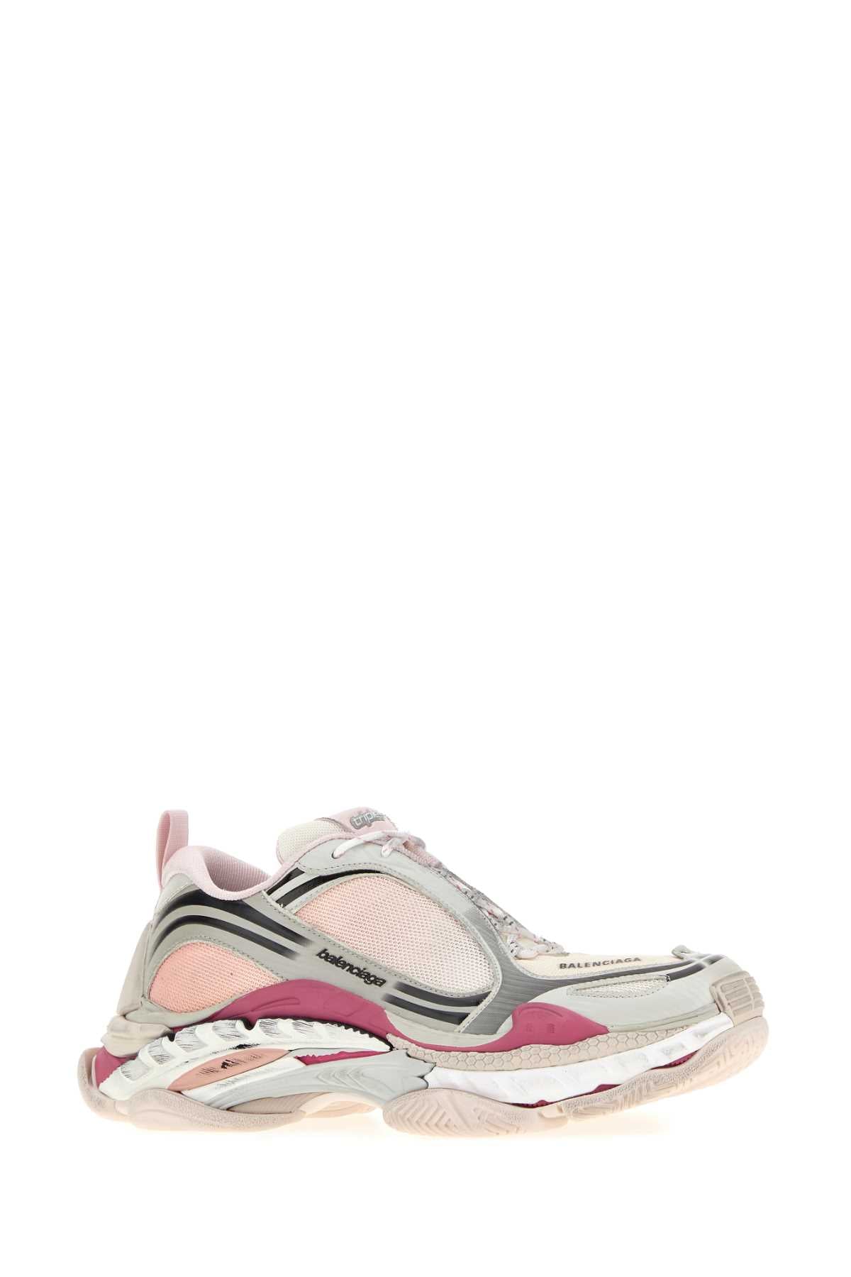 Balenciaga Women Multicolor Fabric And Rubber Triple S.2 Sneakers