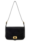 Balenciaga Women Black Leather Medium Clicca Shoulder Bag
