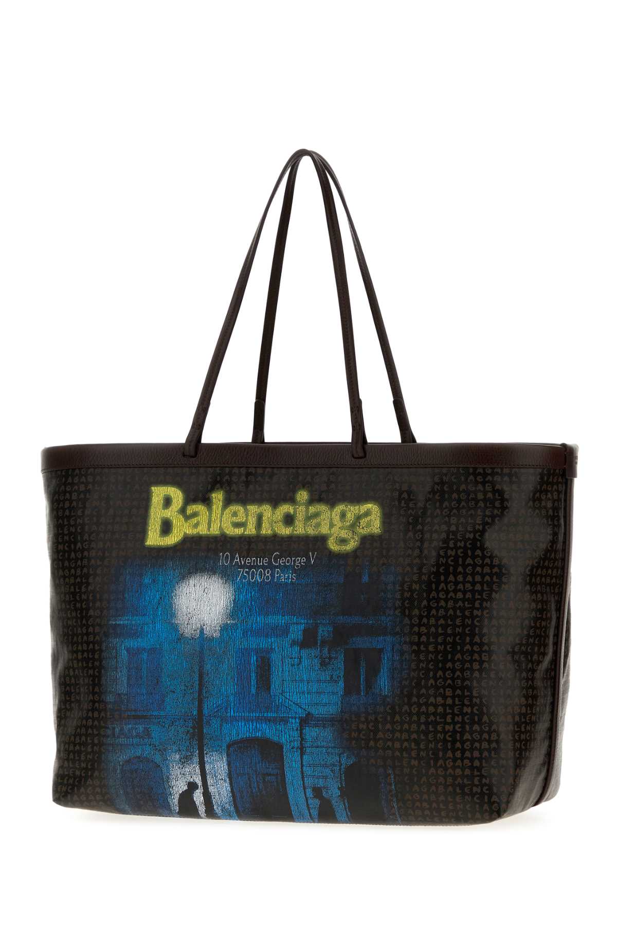Balenciaga Women Printed Canvas Tote Select Shopping Bag