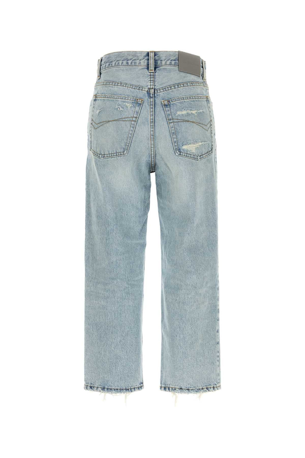 Balenciaga Women Light-Blue Denim Jeans