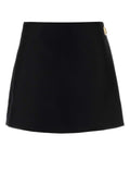 Balenciaga Women Black Wool Blend Pant-Skirt