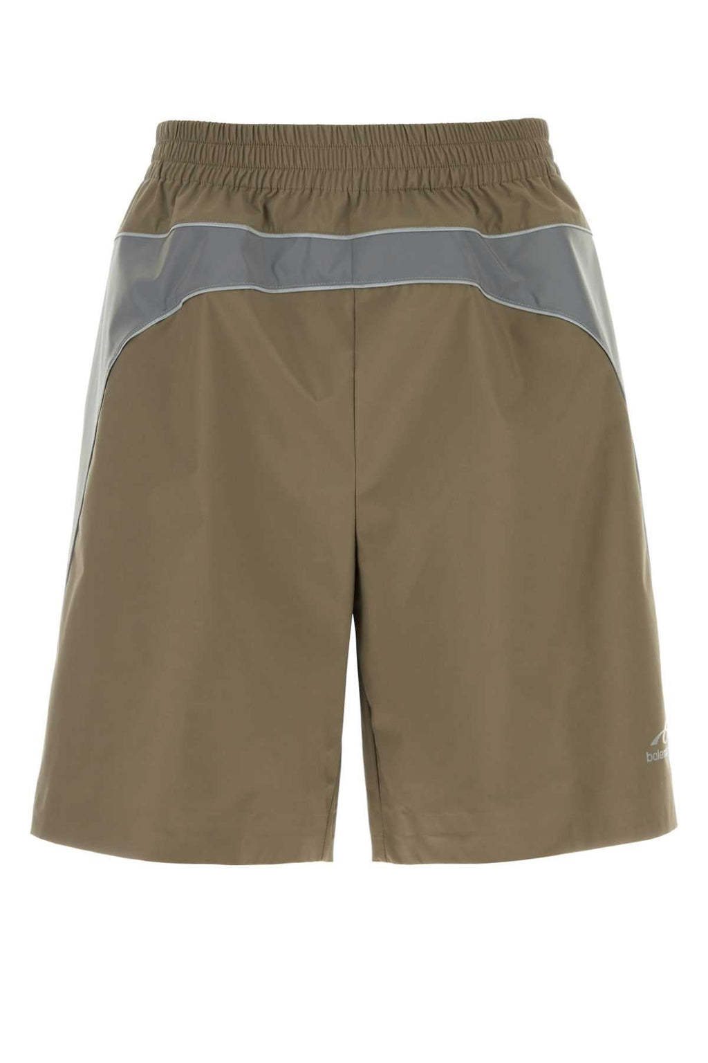 Balenciaga Men Mud Tech Fabric Bermuda Shorts