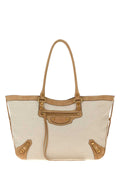Balenciaga Women Sand Canvas Le City Shopping Bag
