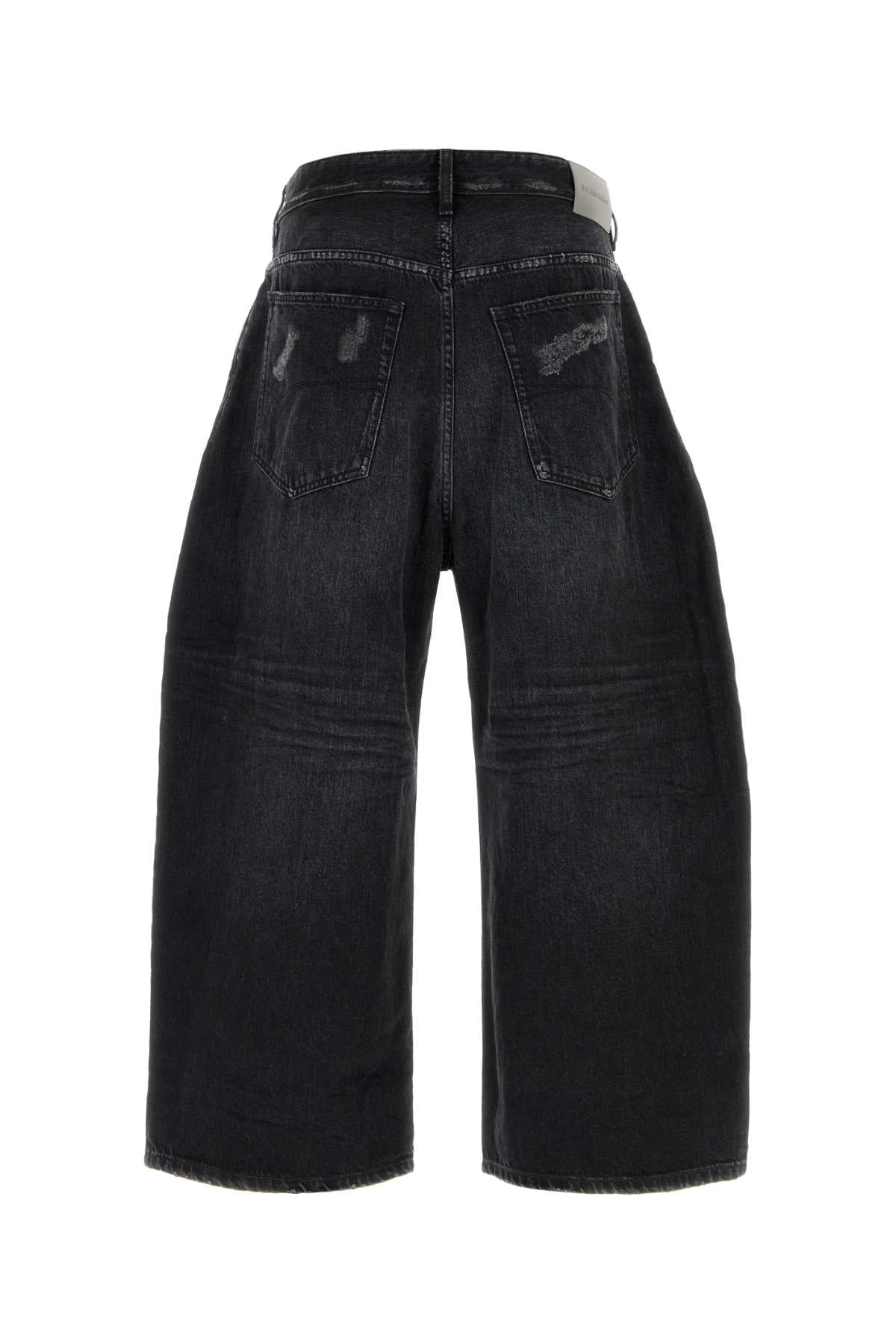 Balenciaga Men Black Denim Jeans
