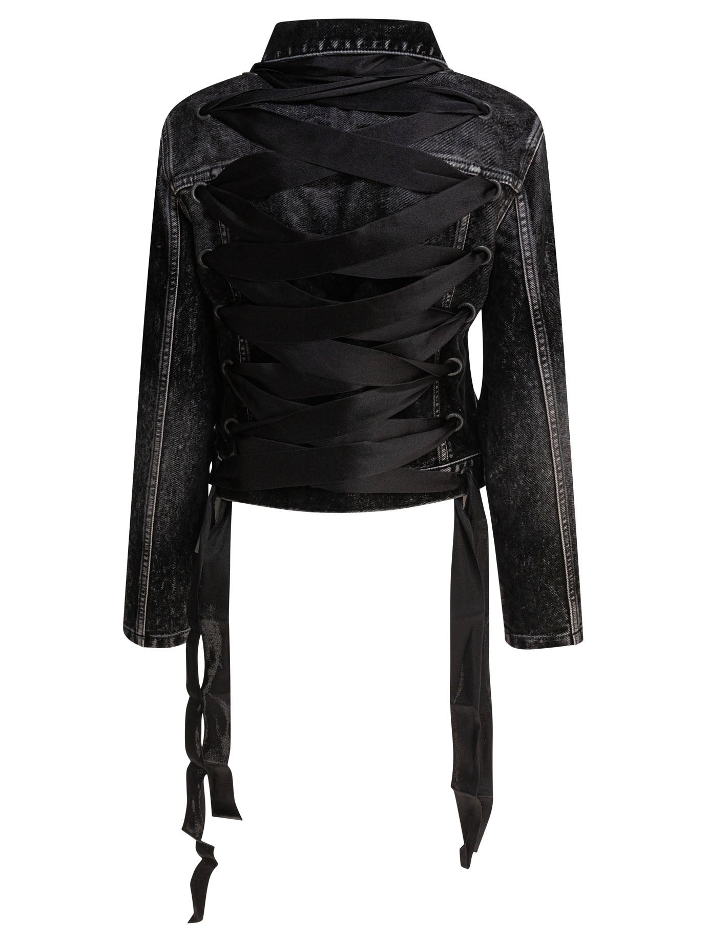 Balenciaga Women's Black Denim Jacket