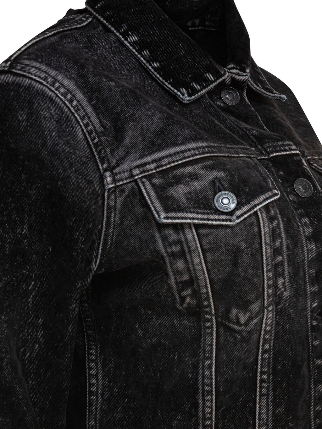 Balenciaga Women's Black Denim Jacket