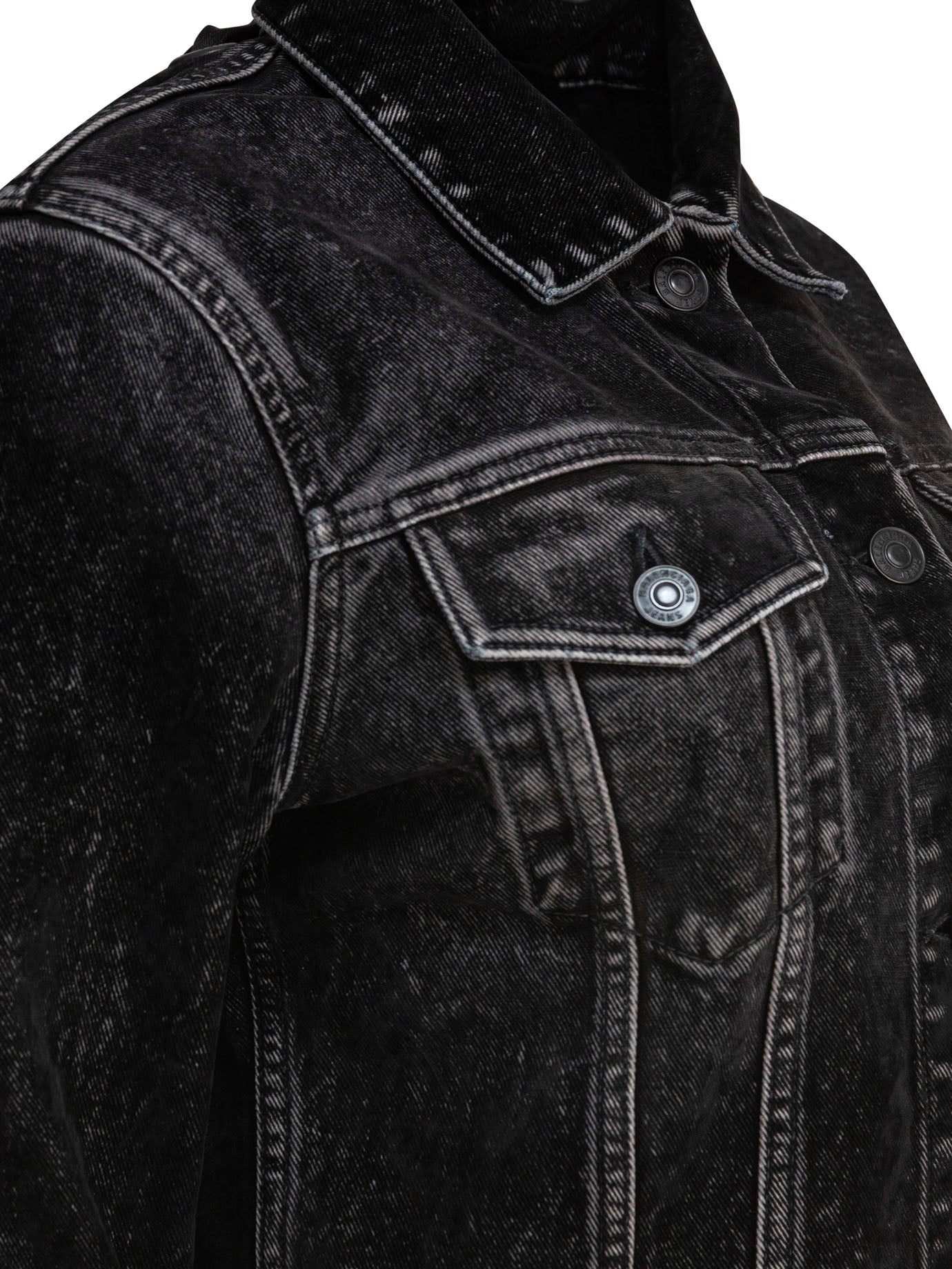 Balenciaga Women's Black Denim Jacket