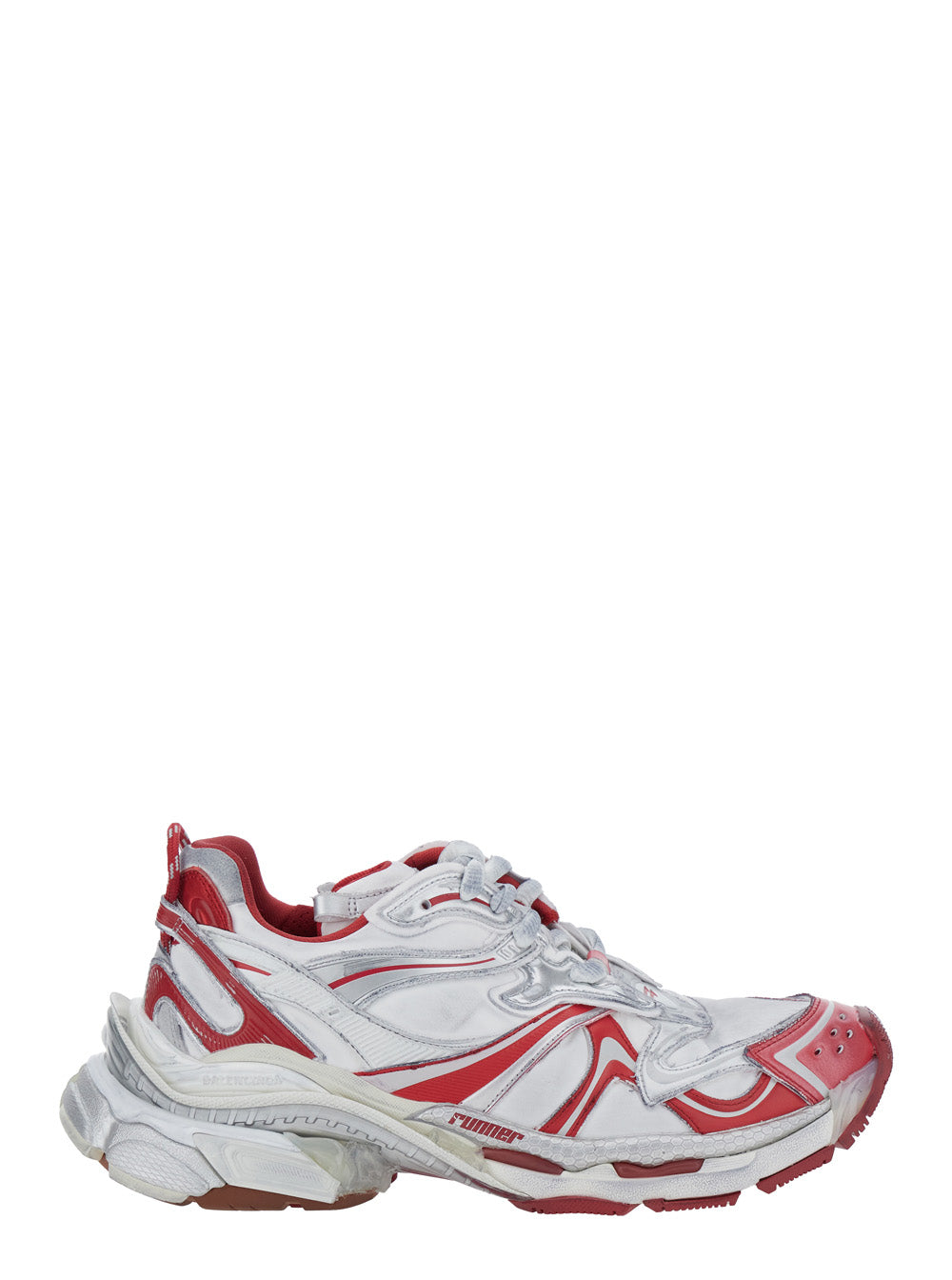 Balenciaga Men 'Runner 2' Multicolor Sneaker With Embossed Logo In Mesh And Nylon Man