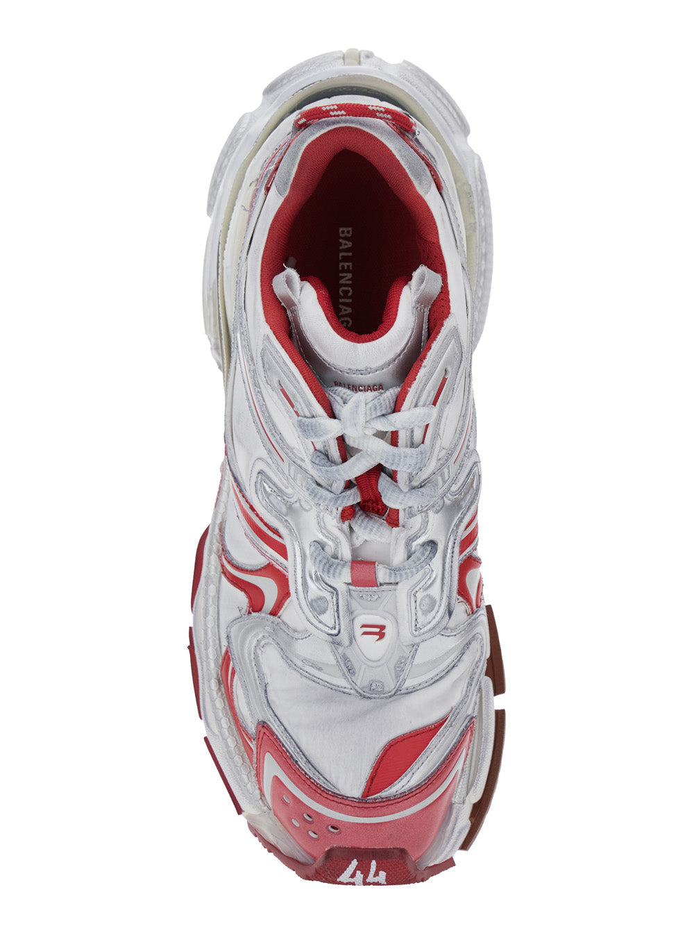 Balenciaga Men 'Runner 2' Multicolor Sneaker With Embossed Logo In Mesh And Nylon Man