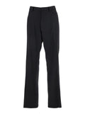 Balenciaga Men Black Tailored Trousers With Belt Loops In Wool Man