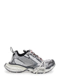 Balenciaga Women '3Xl' Grey Low Top Sneakers With Logo Detail In Tech Fabric Woman