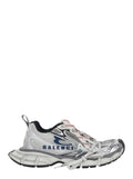 Balenciaga Men '3Xl' Multicolor Low Top Sneakers With Logo Lettering On The Side In Tech Fabric Man