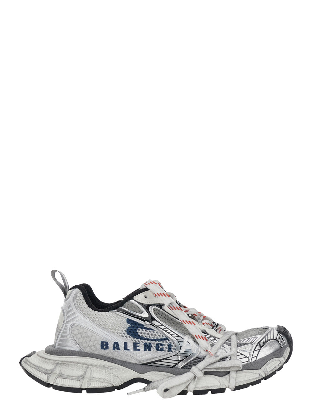 Balenciaga Men '3Xl' Multicolor Low Top Sneakers With Logo Lettering On The Side In Tech Fabric Man