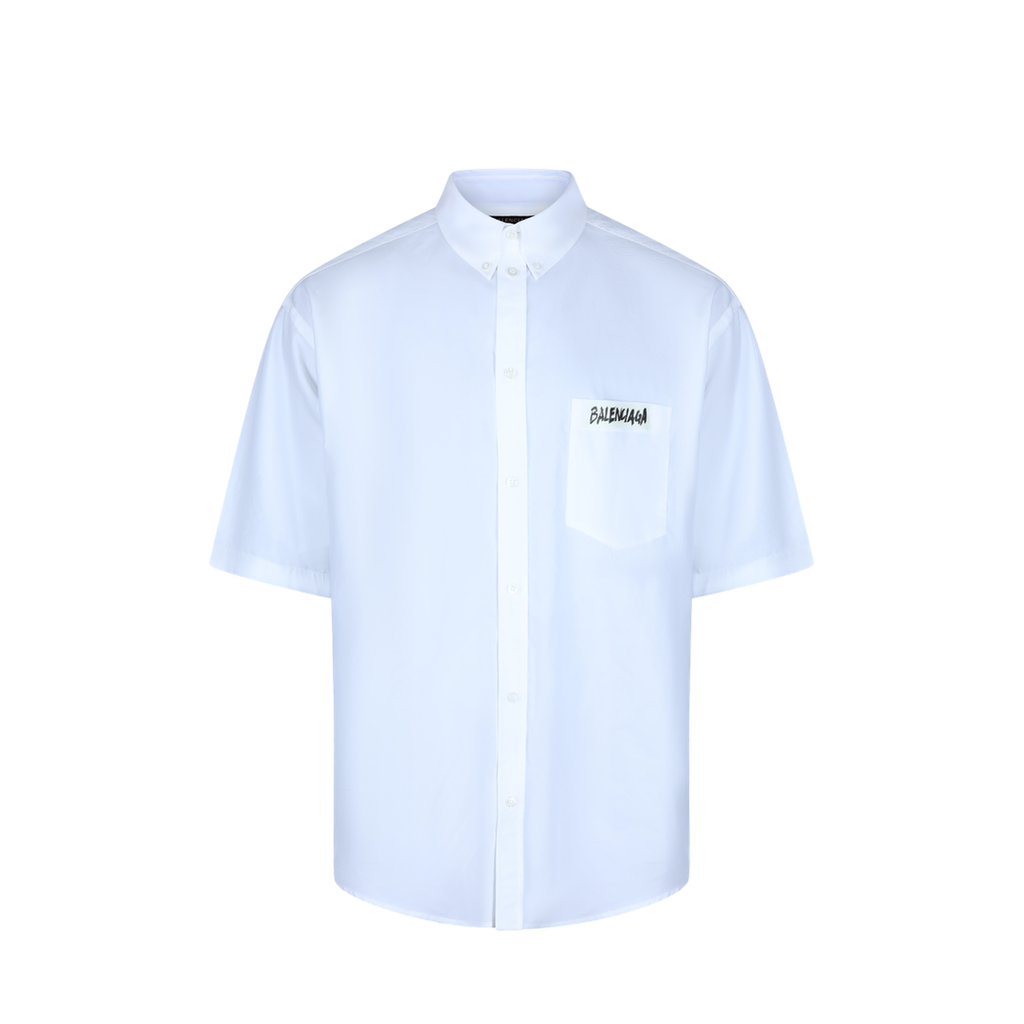 White Poplin Oversize Shirt