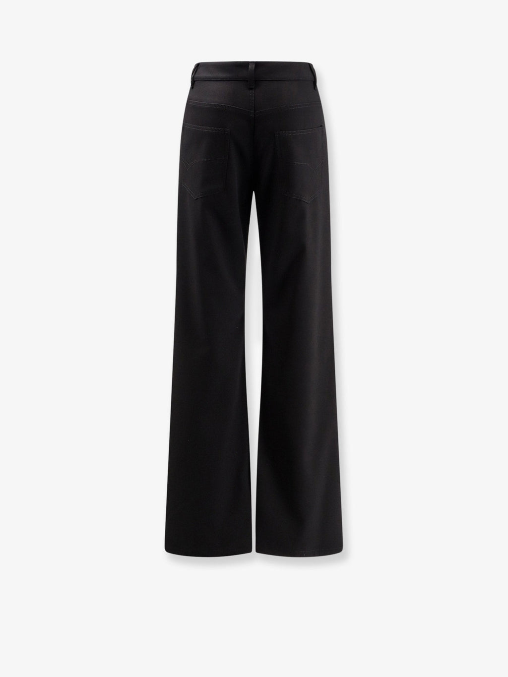 Balenciaga Women Stretch Wool Trousers