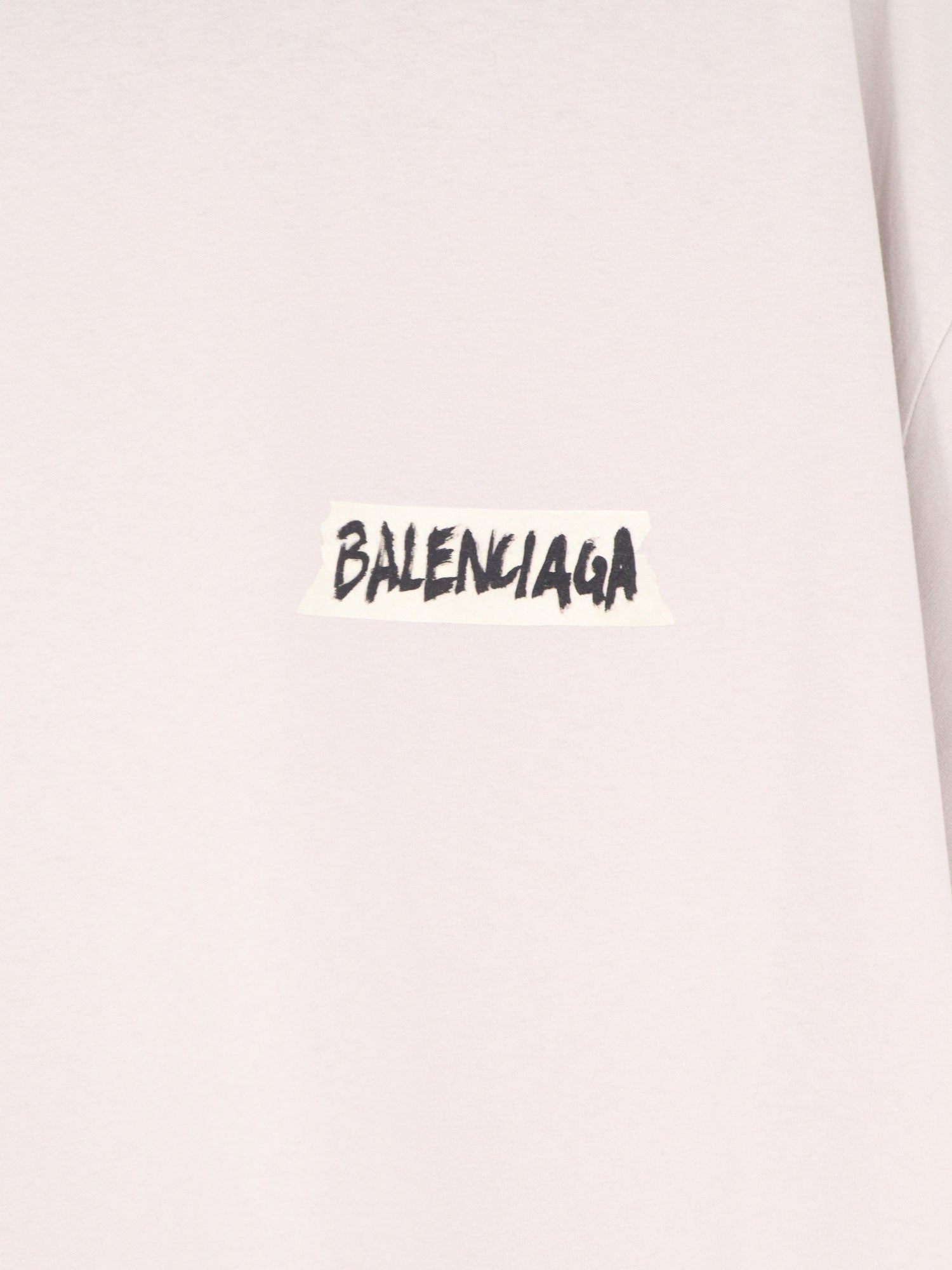 Balenciaga Cotton T-Shirt Grey Men