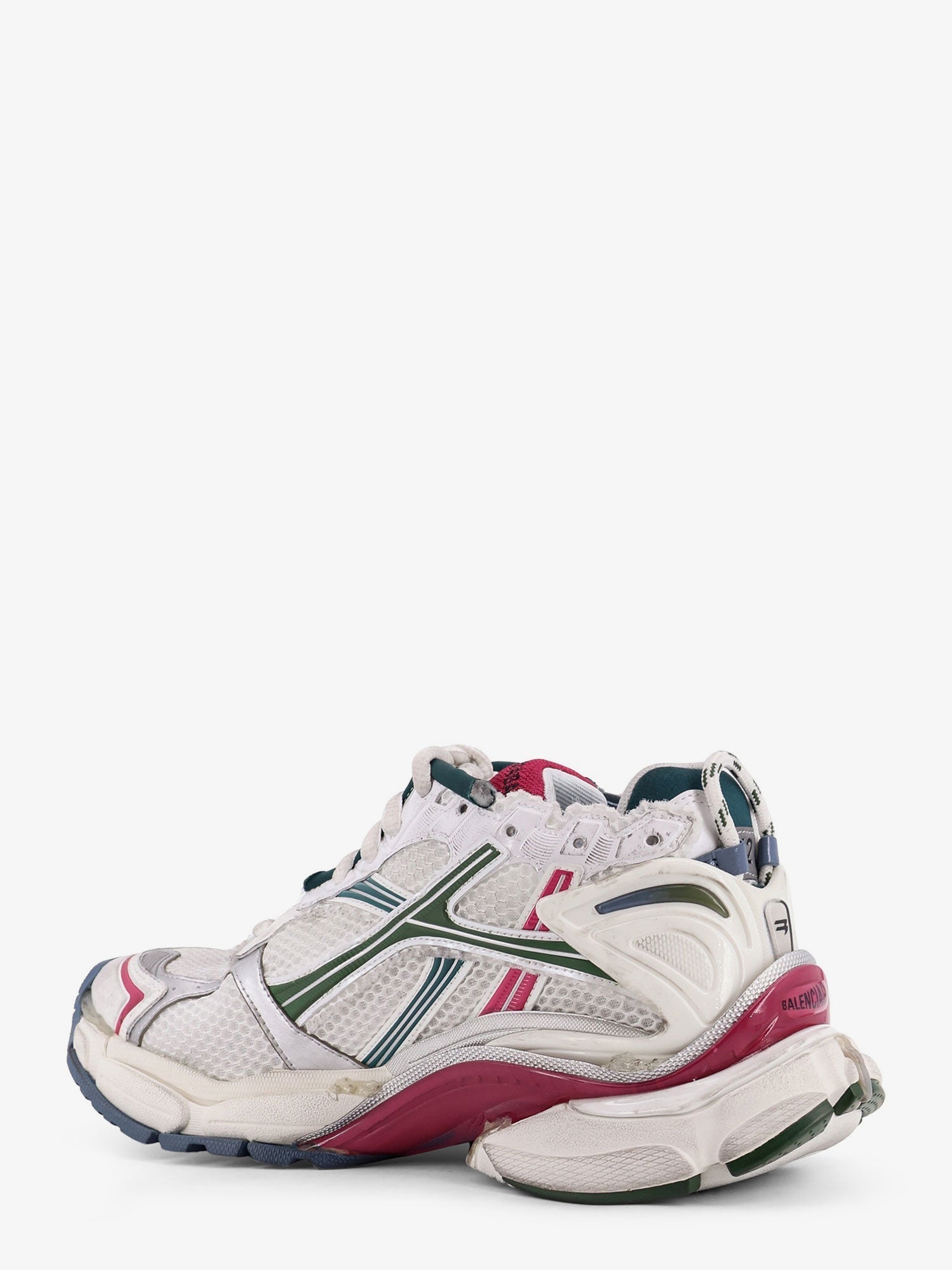 Balenciaga Men Runner Low-Top Mesh Sneakers
