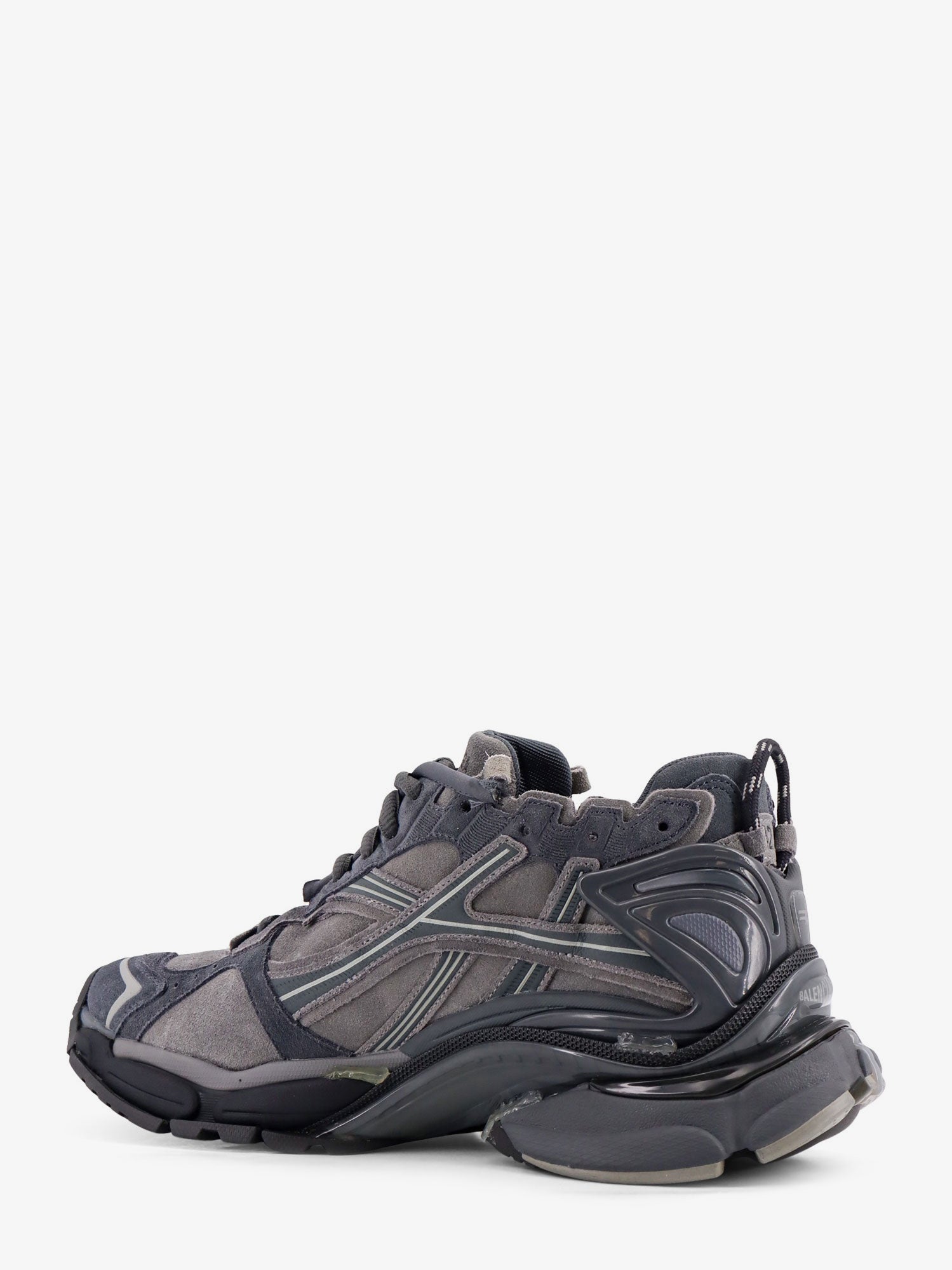 Balenciaga Men Runner Low-Top Suede Sneakers