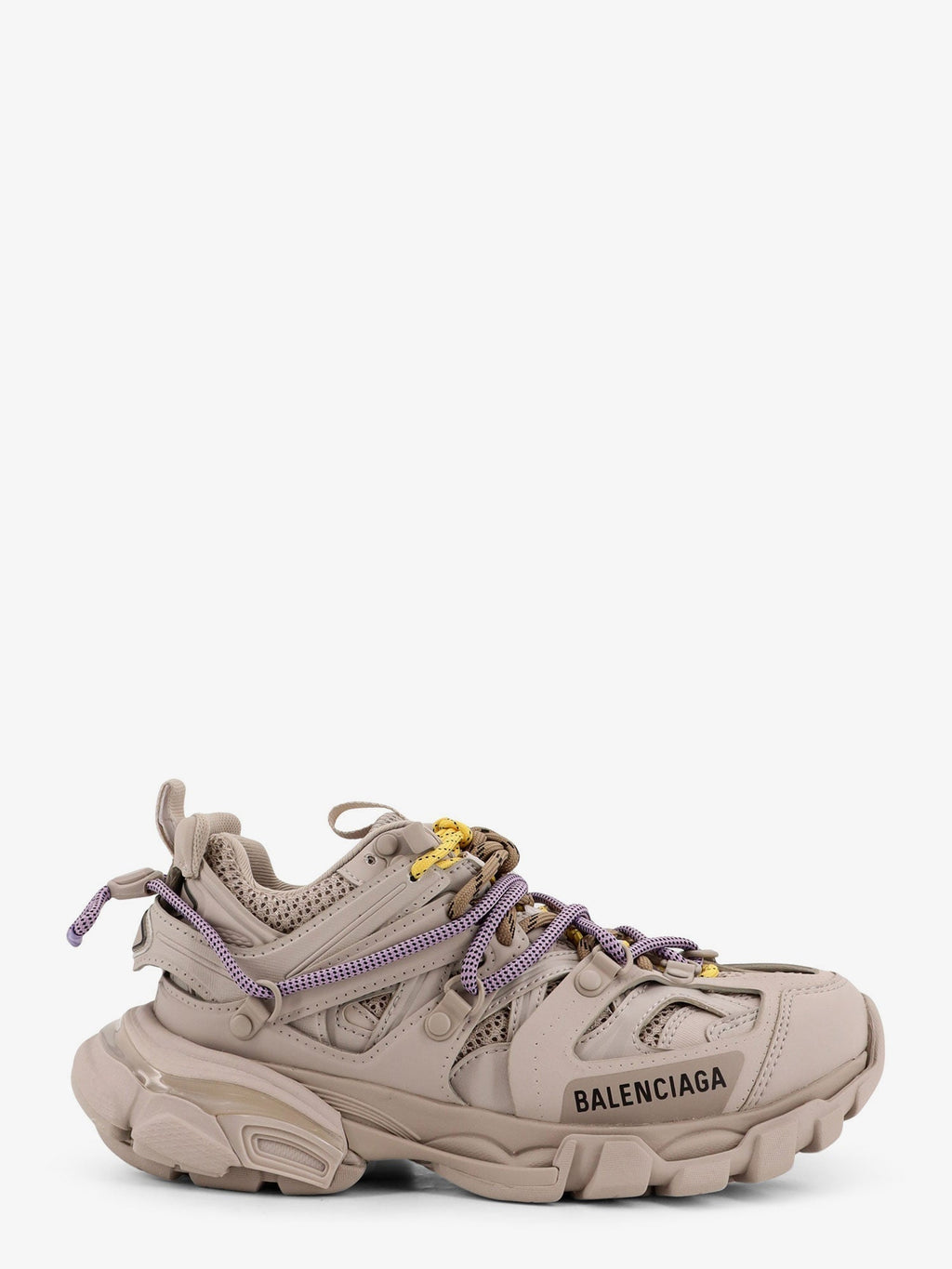 Balenciaga Women Track Mesh Sneakers With Colored Laces Detail