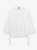 Balenciaga Lace-Up Cotton women shirt White