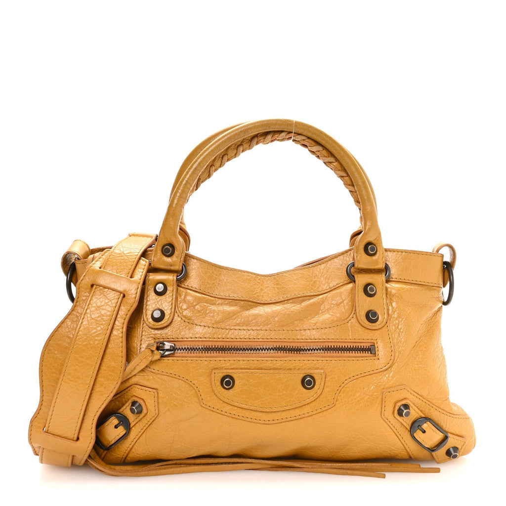 Agneau Classic Hardware First Jaune Moutarde