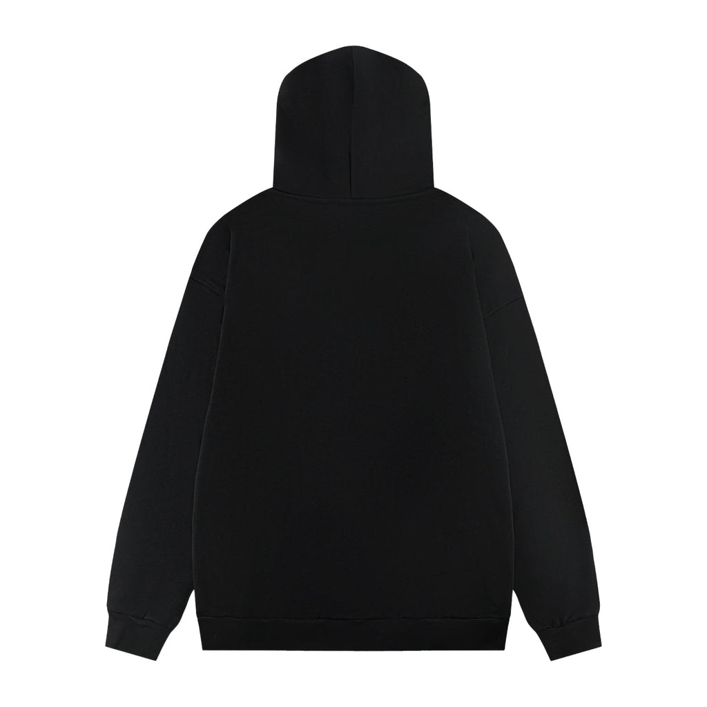Balenciaga Loose Fit Print Hoodie