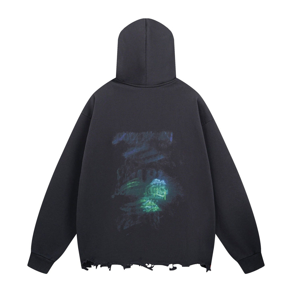 Balenciaga Men's Distressed Hoodie