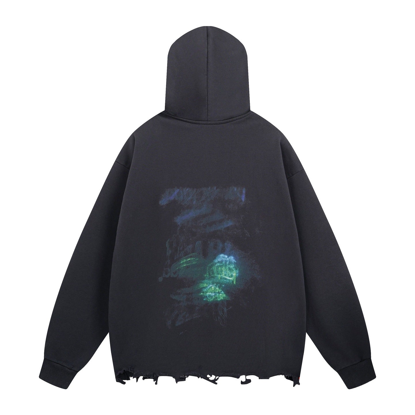 Balenciaga Men's Distressed Hoodie