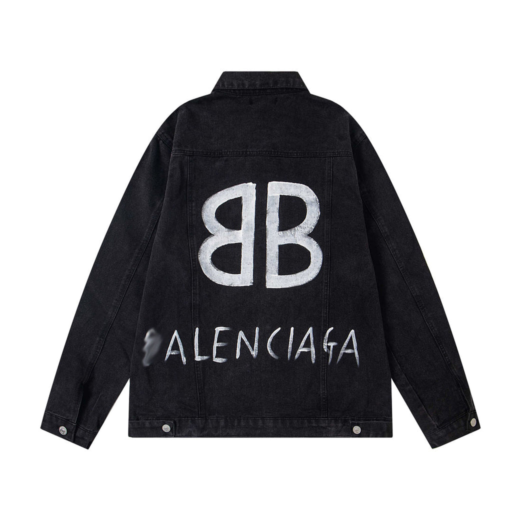 Balenciaga Black Denim Jacket