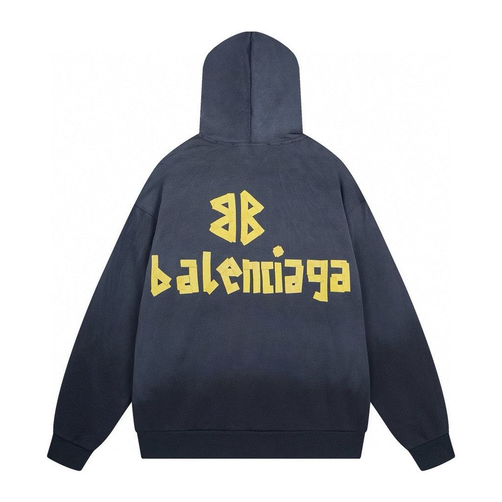 Balenciaga Print LOGO Hoodie