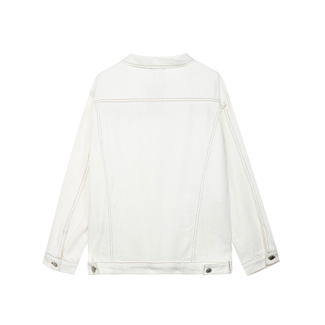 Balenciaga White Embroidery Jacket