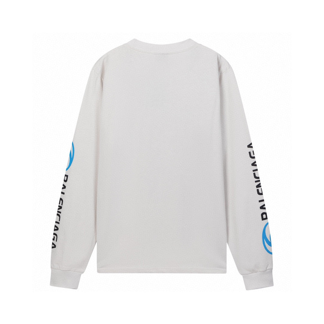 Balenciaga Couples Print Sweatshirt