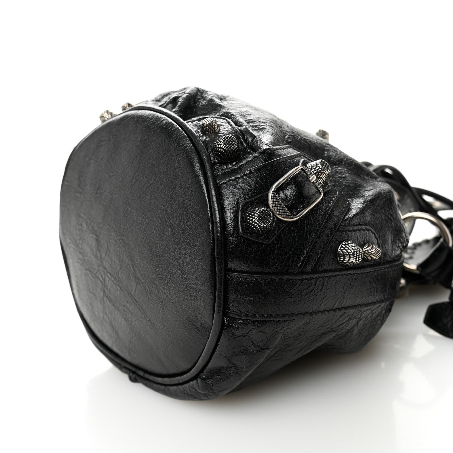 Agneau Arena Le Cagole Bucket Bag XS Black