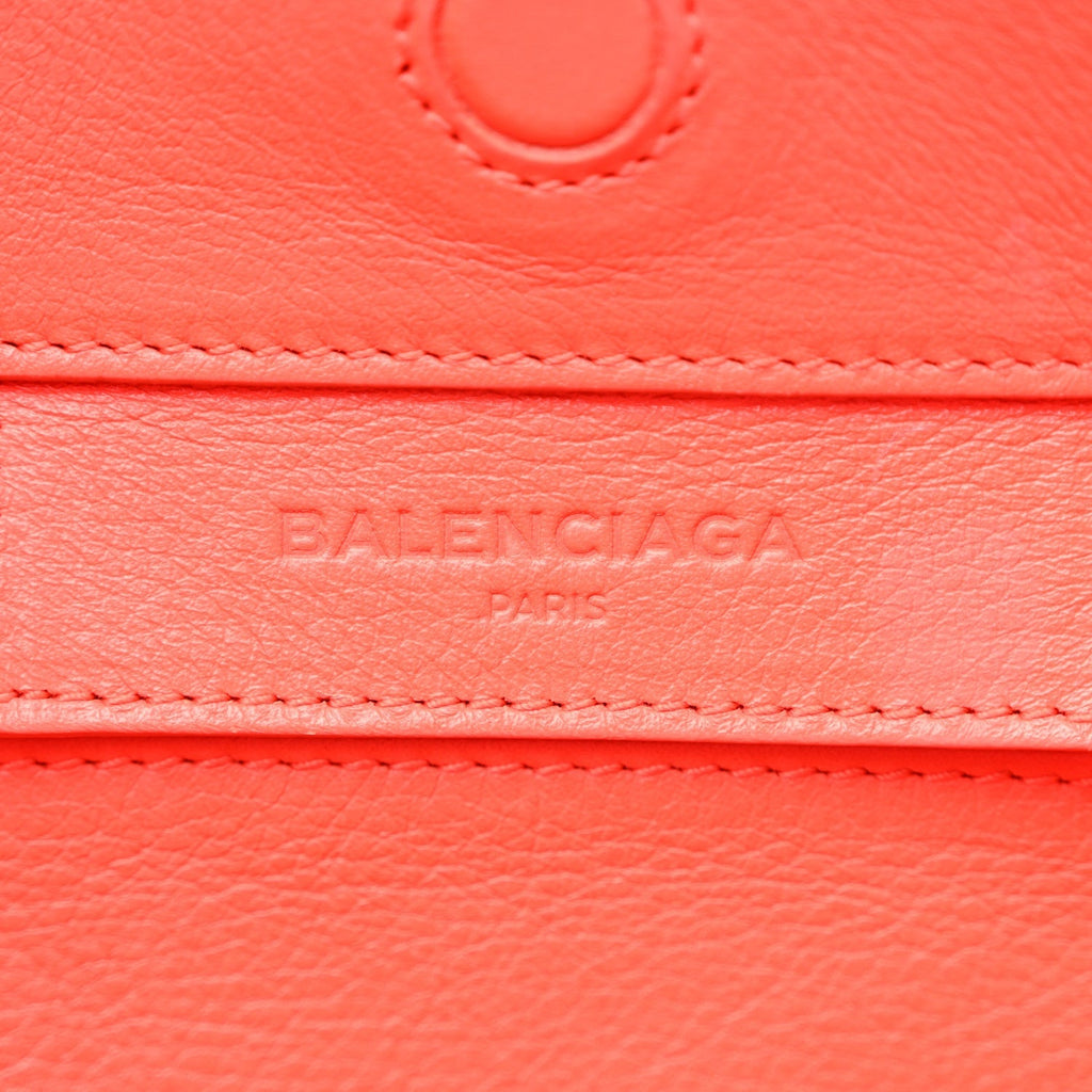 Veau Papier A6 Zip Around Tote Rouge Coquelicot