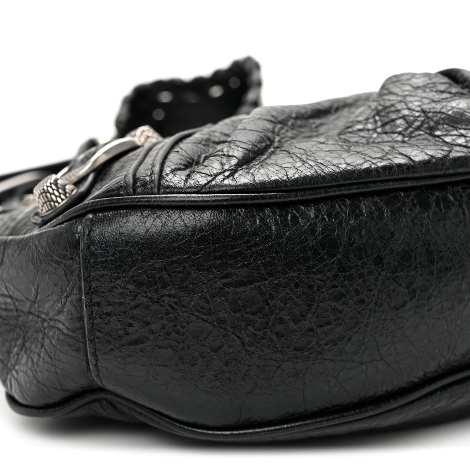 Agneau Arena Le Cagole Shoulder Bag XS Black