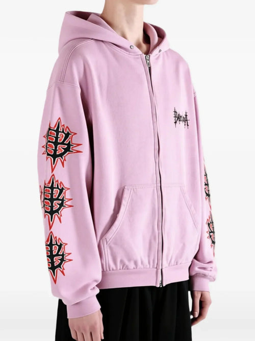 BALENCIAGA - Women Sacre Couer Medium Fit Zip-Up Hoodie
